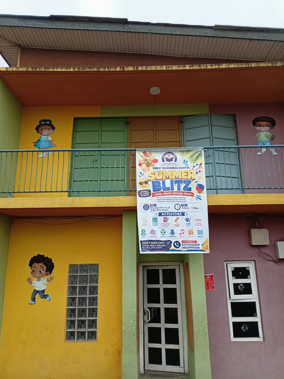 Great Bloomers Main Campus Wing & Summer Blitz Hub